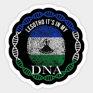 Lesotho Its In My DNA - Gift for Basotho From Lesotho Sticker